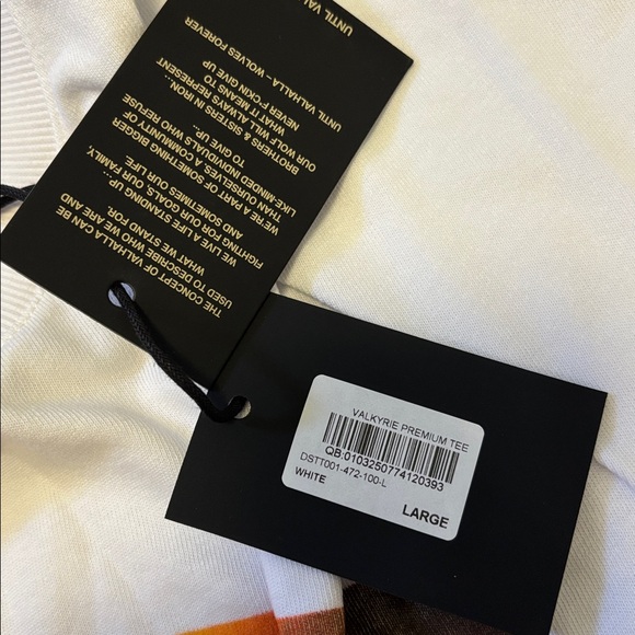 Darc Sport White Valkyrie T-Shirt Men’s Size: Large NWT - Picture 7 of 7